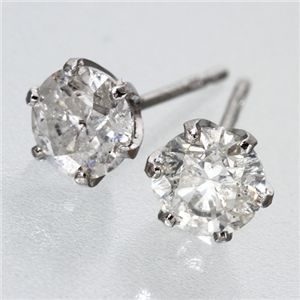 激安ダイヤモンドピアス、0.7c