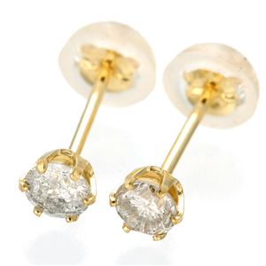 激安ダイヤモンドピアス、0.3c